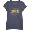 imageStar Wars Best Wife in the Galaxy Birthday Anniversary TShirtHeather Blue