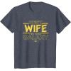 imageStar Wars Best Wife in the Galaxy Birthday Anniversary TShirtHeather Blue