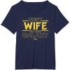 imageStar Wars Best Wife in the Galaxy Birthday Anniversary TShirtNavy Blue