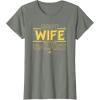 imageStar Wars Best Wife in the Galaxy Birthday Anniversary TShirtOlive Heather