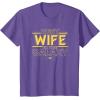 imageStar Wars Best Wife in the Galaxy Birthday Anniversary TShirtPurple Heather