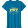 imageStar Wars Best Wife in the Galaxy Birthday Anniversary TShirtSapphire Blue