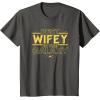 imageStar Wars Best Wifey in the Galaxy Birthday Anniversary TShirtAsphalt Grey