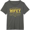 imageStar Wars Best Wifey in the Galaxy Birthday Anniversary TShirtAsphalt Grey