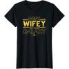 imageStar Wars Best Wifey in the Galaxy Birthday Anniversary TShirtBlack