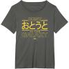 imageStar Wars Best Younger Brother in the Galaxy Family Japanese TShirtAsphalt Grey