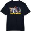 imageStar Wars Boba Fett Classic Character Matching 2Sided TShirtBlack