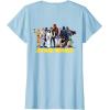 imageStar Wars Ewok Wicket Classic Character Matching 2Sided TShirtBaby Blue