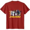 imageStar Wars Ewok Wicket Classic Character Matching 2Sided TShirtCranberry Red