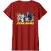 imageStar Wars Ewok Wicket Classic Character Matching 2Sided TShirtCranberry Red