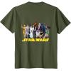 imageStar Wars Ewok Wicket Classic Character Matching 2Sided TShirtOlive Green