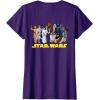 imageStar Wars Ewok Wicket Classic Character Matching 2Sided TShirtPurple