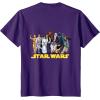 imageStar Wars Ewok Wicket Classic Character Matching 2Sided TShirtPurple