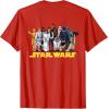 imageStar Wars Ewok Wicket Classic Character Matching 2Sided TShirtRed