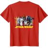 imageStar Wars Ewok Wicket Classic Character Matching 2Sided TShirtRed