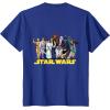 imageStar Wars Ewok Wicket Classic Character Matching 2Sided TShirtRoyal Blue