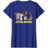 imageStar Wars Ewok Wicket Classic Character Matching 2Sided TShirtRoyal Blue