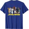 imageStar Wars Ewok Wicket Classic Character Matching 2Sided TShirtRoyal Blue