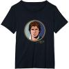 imageStar Wars Han Solo Classic Character Matching 2Sided TShirtBlack