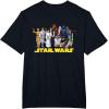 imageStar Wars Han Solo Classic Character Matching 2Sided TShirtBlack