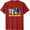imageStar Wars Han Solo Classic Character Matching 2Sided TShirtCranberry Red