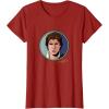 imageStar Wars Han Solo Classic Character Matching 2Sided TShirtCranberry Red