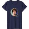 imageStar Wars Han Solo Classic Character Matching 2Sided TShirtNavy Blue