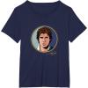 imageStar Wars Han Solo Classic Character Matching 2Sided TShirtNavy Blue
