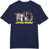 imageStar Wars Han Solo Classic Character Matching 2Sided TShirtNavy Blue