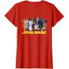 imageStar Wars Han Solo Classic Character Matching 2Sided TShirtRed