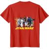 imageStar Wars Han Solo Classic Character Matching 2Sided TShirtRed