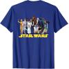 imageStar Wars Han Solo Classic Character Matching 2Sided TShirtRoyal Blue