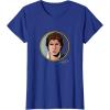 imageStar Wars Han Solo Classic Character Matching 2Sided TShirtRoyal Blue