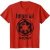 imageStar Wars Imperial Icon Matching Family MOM TShirt TShirtRed