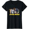 imageStar Wars Original Trilogy Character Group Matching TShirtBlack