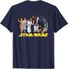 imageStar Wars Princess Leia Classic Character Matching 2Sided TShirtNavy Blue