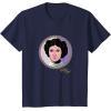 imageStar Wars Princess Leia Classic Character Matching 2Sided TShirtNavy Blue