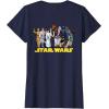 imageStar Wars Princess Leia Classic Character Matching 2Sided TShirtNavy Blue