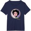 imageStar Wars Princess Leia Classic Character Matching 2Sided TShirtNavy Blue