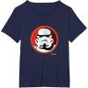 imageStar Wars Stormtrooper Classic Character Matching 2Sided TShirtNavy Blue