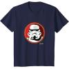 imageStar Wars Stormtrooper Classic Character Matching 2Sided TShirtNavy Blue