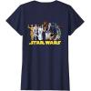imageStar Wars Stormtrooper Classic Character Matching 2Sided TShirtNavy Blue
