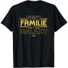 imageStar Wars Best Familie in the Galaxy Family Trip German TShirtBlack