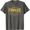 imageStar Wars Best Fiance in the Galaxy Birthday Engagement TShirtAsphalt Grey