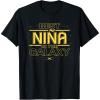 imageStar Wars Best Nia in the Galaxy Family Trip Girl Spanish TShirtBlack