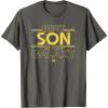 imageStar Wars Best Son in the Galaxy Family Trip Birthday TShirtAsphalt Grey