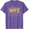 imageStar Wars Best Wife in the Galaxy Birthday Anniversary TShirtPurple Heather