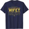 imageStar Wars Best Wifey in the Galaxy Birthday Anniversary TShirtNavy Blue