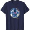 imageStar Wars R2D2 Droid Classic Character Matching 2Sided TShirtNavy Blue