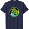 imageStar Wars Yoda Jedi Classic Character Matching 2Sided TShirtNavy Blue